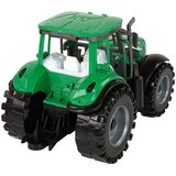  Zelen traktor z rdečim prikolico Fraktalni pogon | Shoptok.si