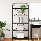  Polica Crni hrast 80 x 30 x 183 cm Konstruirano drvo | shoptok.hr