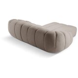 Micadoni Home Bež žametna kotna sedežna garnitura Diana – | Shoptok.si