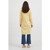 Vila Pletena jopica Ril 14042770 Bež Regular Fit | Shoptok.si