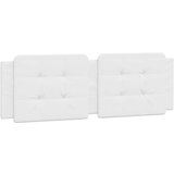 vidaXL Vzglavna stranica bela 152 cm umetno usnje, (21166006) | Shoptok.si