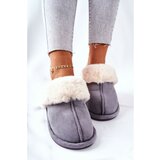 Kesi Women's Slippers With Fur Grey Pinky Cene