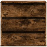  Kutna komoda s ladicama boja dimljenog hrasta 60x41x58cm drveni | Eponuda.com