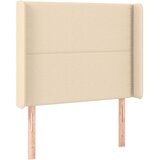  Krevet box spring s madracem LED krem 100x200 cm od tkanine | shoptok.hr