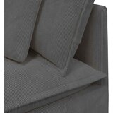 Modularna sofa s jastucima, korduro tkanina, tamno siva | shoptok.hr
