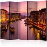  Paravan u 5 dijelova - City of lovers Venice by night II [Room Dividers] 225x172 Cijene