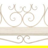  Klupa 132 cm metalna antikna bijela | shoptok.hr