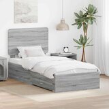  Okvir za krevet Siva Sonoma 90 x 200 cm Konstruirano drvo | shoptok.hr