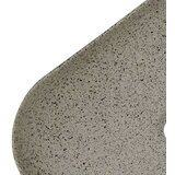 Nadgradni Nadpultni umivalnik siv pravokoten 48x37,5x13,5 cm ke | Shoptok.si