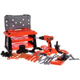  Dječji kovčeg/set za radionicu 2u1 + dodaci - narančasti | Shoptok.si