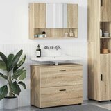  Set namještaja za kupaonicu s ladicama Zidne 2 pcs sonoma hrast Cijene