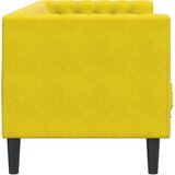  Kavč chesterfield z vzglavniki trosed rumen žamet | Shoptok.si