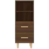  Komoda rjavi hrast 34,5x34x90 cm konstruiran les, (20654461) | Shoptok.si