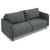 Makamii Temno siva raztegljiva/s prostorom za shranjevanje sedežna garnitura 226 cm Luana – | Shoptok.si