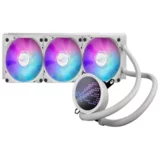 Asus Vodno hlajenje ROG RYUO III 360 ARGB white edition all-in-one CPU liquid cooler with Asetek 8th gen pump solution and Anime Matrix LED Display