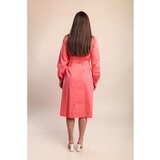 Fenzy Pamučna Haljina Dugih Rukava, Koraljna | shoptok.hr