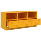 TV ormarić boja senfa 99 x 39 x 44 cm čelični | shoptok.hr