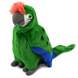  Plush Parrot Macaw Exotic Bird Mascot Cuddly Toy Green 24 cm | Shoptok.si