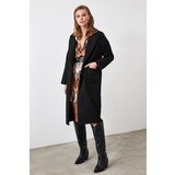 Trendyol Black Front Buttoned Pocket Detailed Long Wool Cachet Coat | Shoptok.si