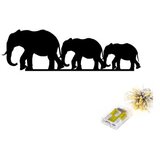 Wallity zidna dekoracija Elephant 070, 15x50cm, Crna | Eponuda.com