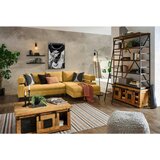 Hom`in KOTNA SEDEŽNA GARNITURA, šenilja barve karija | Shoptok.si