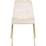 MID.YOU STOL, les, kovina, tekstil bež | Shoptok.si