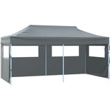 Šator za svadbe - šator za zabave Antracit 291 x 580 x 315 cm Oxford tkanina - Antracit s 4 bočna zida Da | shoptok.hr