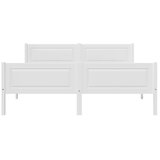  Okvir za krevet od masivne borovine bijeli 120 x 200 cm | shoptok.hr