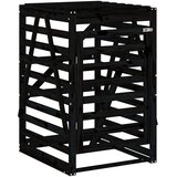  Spremište za kantu za smeće crno 84x90x128,5 cm od borovine | Eponuda.ba