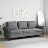  Trosjed tamnosivi 180 cm baršunasti | shoptok.hr