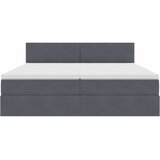  Krevet s od storage s uzglavljem Tamno siva 90 x 200 cm | shoptok.hr