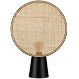 Nova Luce Mat črna/v naravni barvi kovinska namizna svetilka (višina 48,5 cm) Tierra – Cene