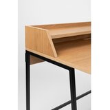 White Label Pisarniška pisalna miza z mizno ploščo v hrastovem dekorju 60x120 cm Giorgio – | Shoptok.si
