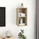  Zidni TV ormarić boja hrasta sonome 37 x 37 x 72 cm od iverice | shoptok.hr