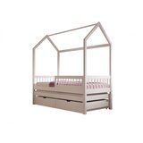ADRK Djeji krevet kuica Artes II s madracem 87 cm - BIJELA | shoptok.hr