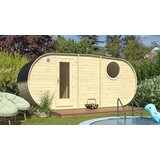 Male kuće Vanjska sauna LOVIISA 500 × 235 cm sa šindrom | shoptok.hr