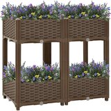 vidaXL Visoka greda 80x40x71 cm polipropilen, (20759010) | Shoptok.si