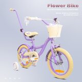  Dječji bicikl guralica Flower 14" - lavanda | shoptok.hr