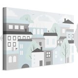  Slika - Colorful Town (1 Part) Wide 60x40 Akustična | shoptok.hr
