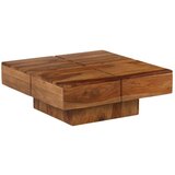 vidaXL stolić za kavu od masivnog drva šišama 80 x 80 x 30 cm | shoptok.hr