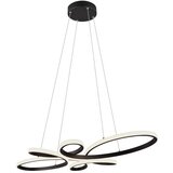 Tri O Crna LED viseća svjetiljka Fly – Cijene