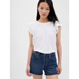 GAP T-shirt with ruffle sleeves - Women | shoptok.hr