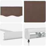  Povlačivi tende Sivosmeđa 450 × 300 cm Platno i Aluminij | shoptok.hr