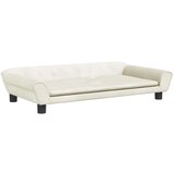 vidaXL Otroški kavč krem 100x50x26 cm žamet, (20988215) | Shoptok.si