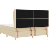  Jogična postelja z vzmetnico v krem barvi, 180x200 cm tkanina, (22051407) | Shoptok.si