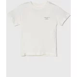 Zippy Otroška bombažna kratka majica bela barva