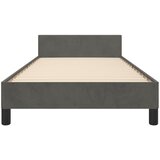  Okvir za krevet bez madraca tamnosivi 90x200 cm baršunasti | shoptok.hr