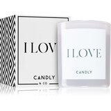 Candly & Co. I Love dišeča sveča 250 g | Shoptok.si