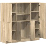  3-dijelni set kuhinjskih ormarića boja hrasta sonome drveni | shoptok.hr