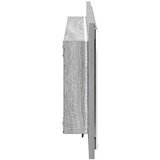  Ogledalo Zidne Siva Sonoma 90 x 8,5 x 37 cm Konstruirano drvo | shoptok.hr